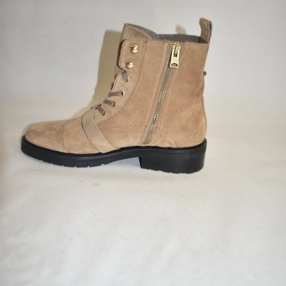 ALLSAINTS Donita Suede Combat Boot Tan Brown 41 EU 11 US - Picture 4 of 9
